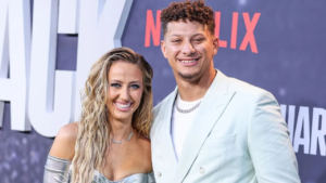 Patrick Mahomes and wife Brittany disclose the gender of their third baby.